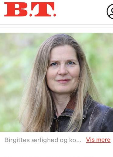 BT – Birgitte vil inspirere andre til at tale om det svære