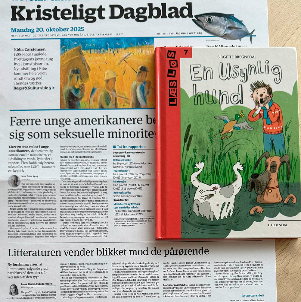 ’En usynlig hund’ i Kristeligt Dagblad